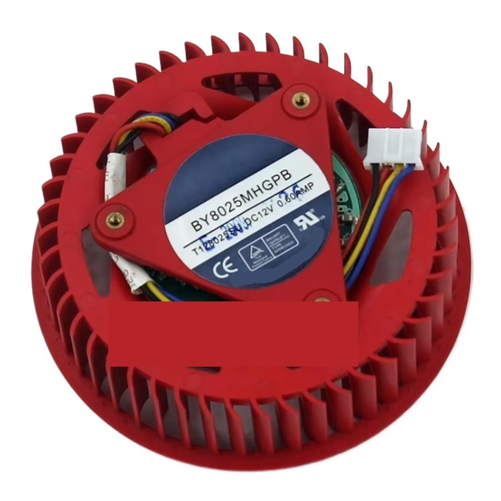 UITGVDQAT BY8025MHGPB Server Cooling Fan DC 12V 0.60A 4-Wire