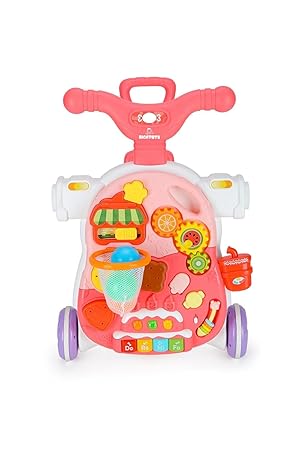 RICHTOTS Baby Pusher Walker 5IN1 (Pink)
