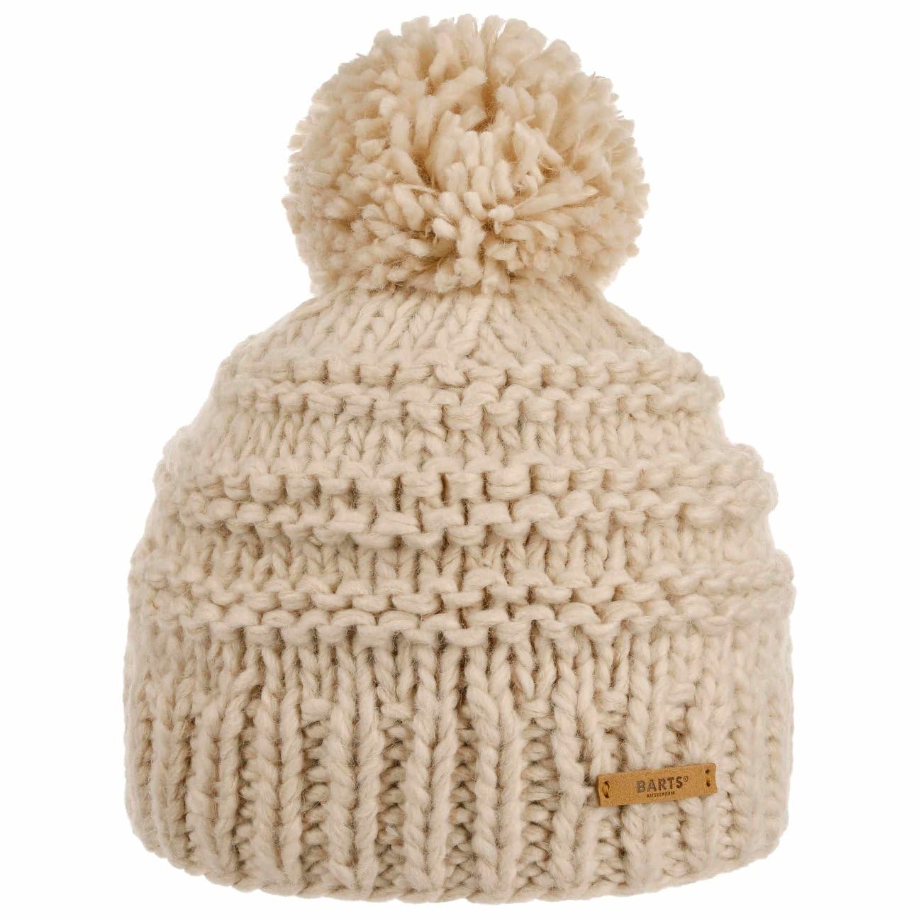Barts Jasmin Beanie ski Hats Bobble hat (One Size - Beige)