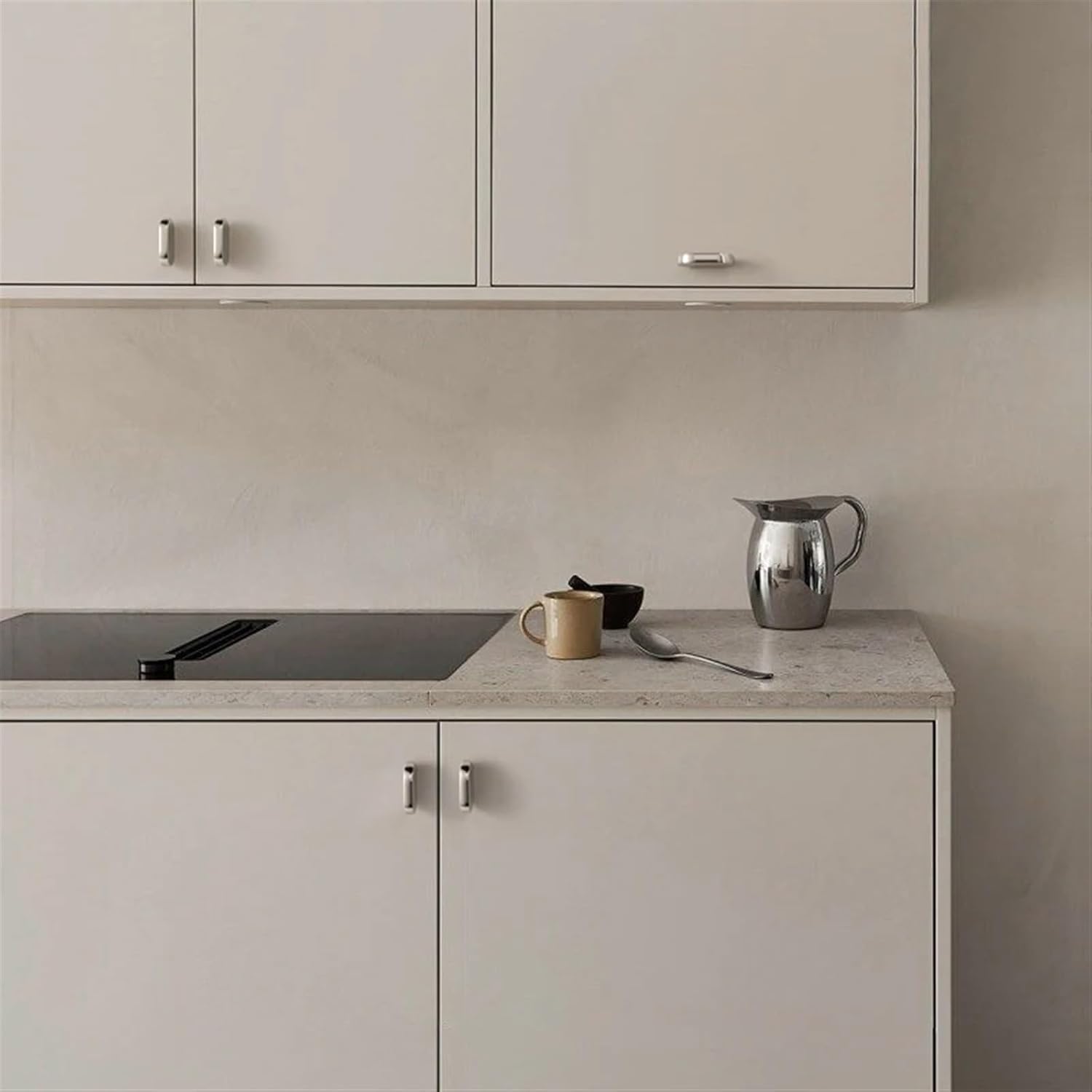 Mirror Oval Furniture Handle Electroplating Silver Wardrobe Door Handle Drawer Cabinet Pull Nordic Cabinet Handle 1/6Pcs (Color : 2233TS, Size : 1 pc)