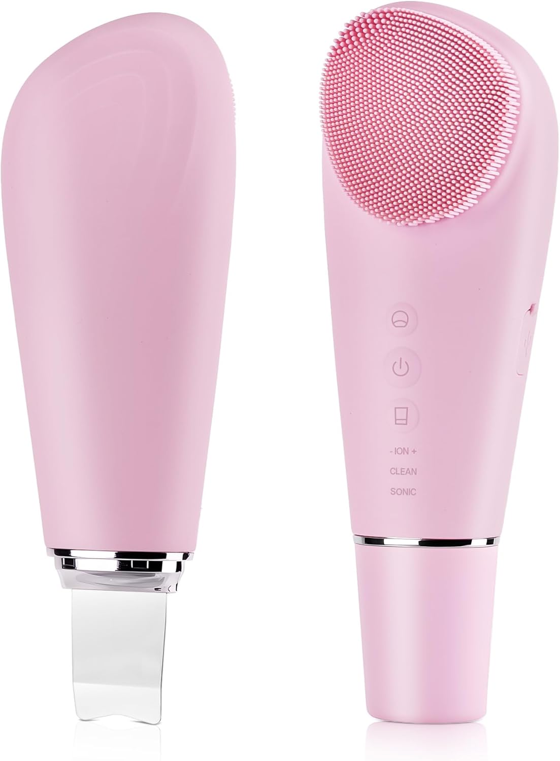 VRAIKO PorePure Silicone Face Scrubber | 2-in-1 Facial Cleansing Brush & Skin Spatula Duo | Blackhead Remover Pore Cleaner for Face & Nose | IPX7 Waterproof Exfoliating Massager Deep Cleansing VRAIKO PorePure Silicone Face Scrubber | 2-in-1 Facial Cleansing Brush & Skin Spatula Duo | Blackhead Remover Pore Cleaner for Face & Nose | IPX7 Waterproof Exfoliating Massager Deep Cleansing