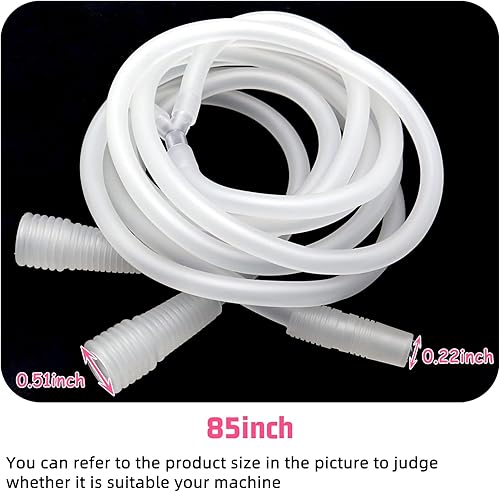 Miniatura 5 de ZILAMPU Accesorios para máquinas de ventosas al vacío, copas de terapia de succión en forma de glúteos XL de 8.268 in de diámetro con manguera en Y