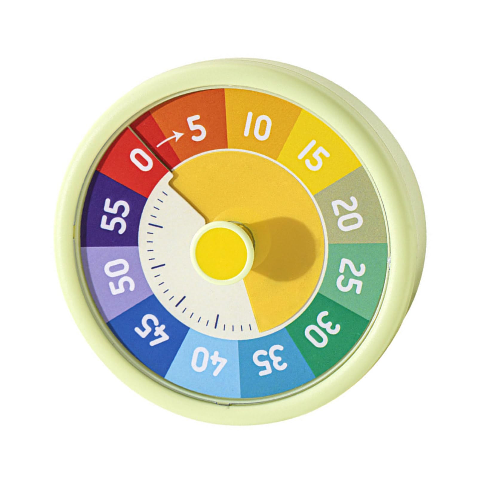 Visual Timer Count Down Clock with Clear Display for Kitchen Cooking Study and Exercise Construction Timer Clock