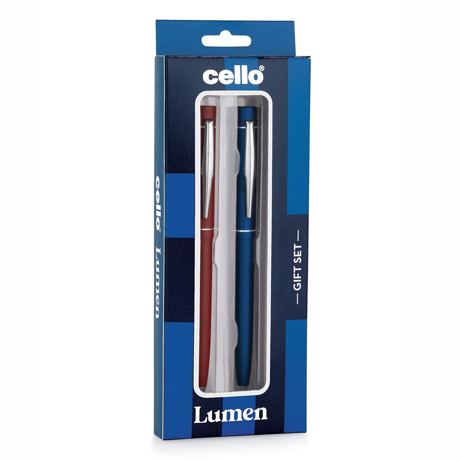 Cello Lumen Ball Pens | Pack of 2 Premium Metal Pens | Smooth & Comfortable Writing | Elegant Teachers' Day Gift Set