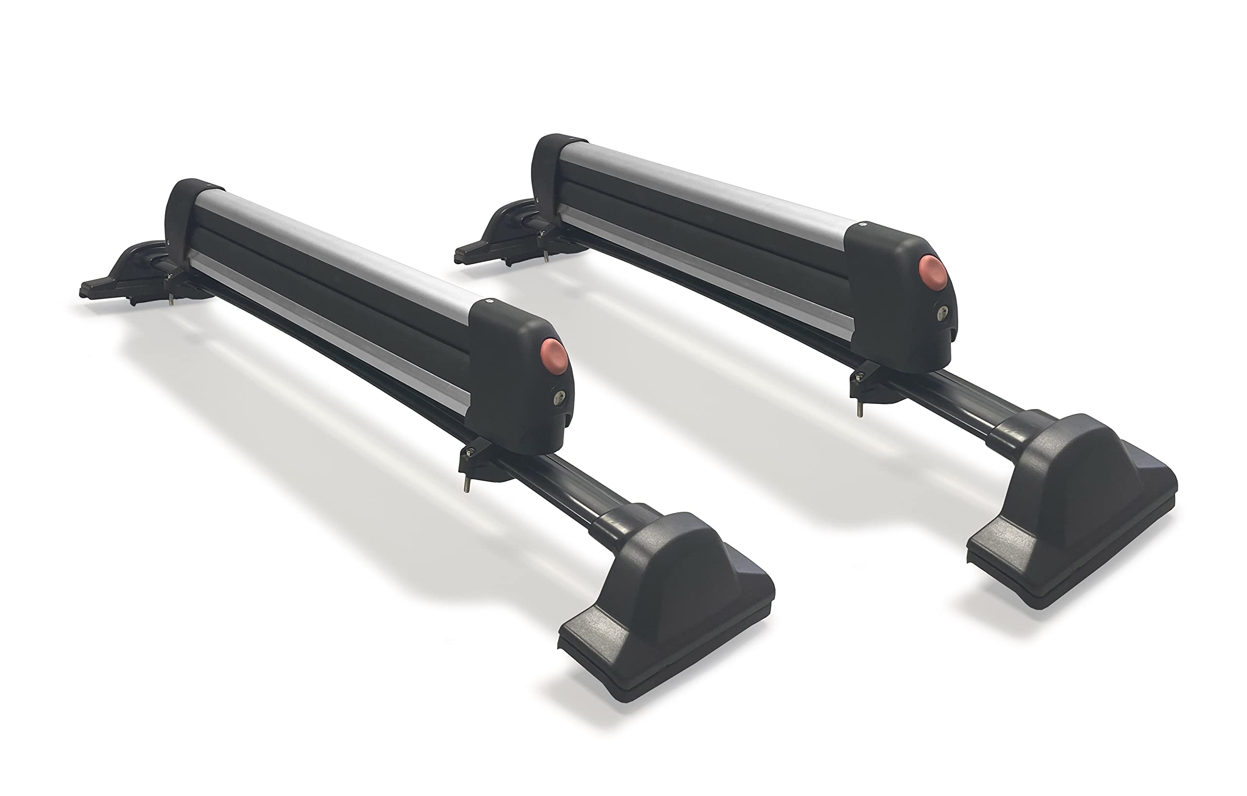 BrightLines Crossbars Roof Rack & Ski Rack Combo for up to 6 Skis or 4 Snowboards Compatible with 2007-2011 Honda CRV