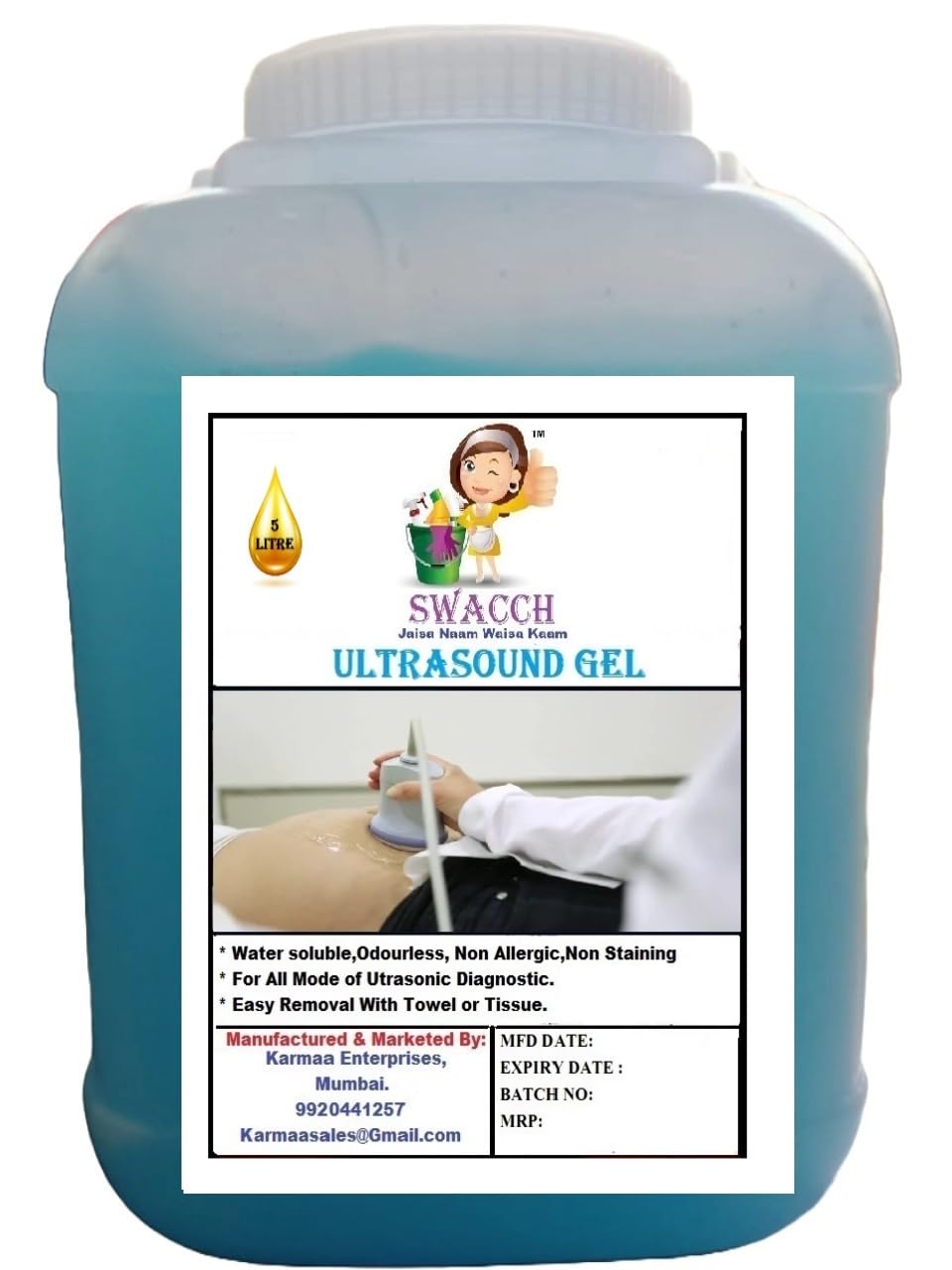 Ultrasound Gel (5 litre) (B0CTKLV75B) Amazon Price History, Amazon Price Tracker