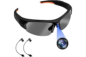Polarized Video Camera Sunglasses with Bluetooth for Men