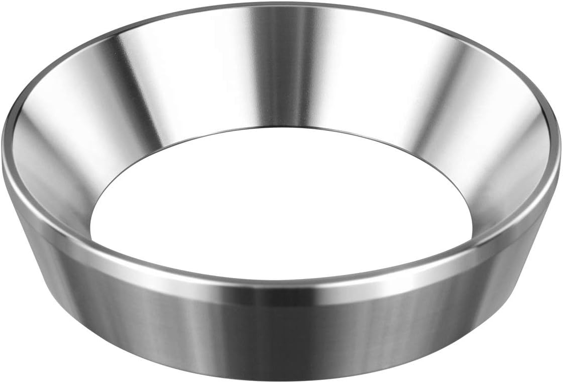 MATOW (58mm) - 58mm Espresso Dosing Funnel, Stainless Steel Coffee Dosing Ring Compatible with 58mm Portafilter (58mm)