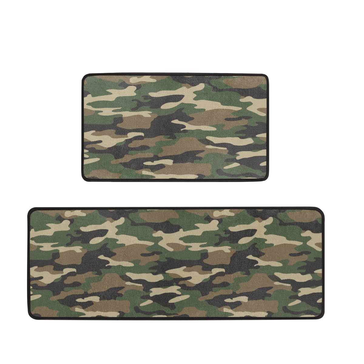 Tapetes de cocina de camuflaje para dar un toque moderno al lavar los platos