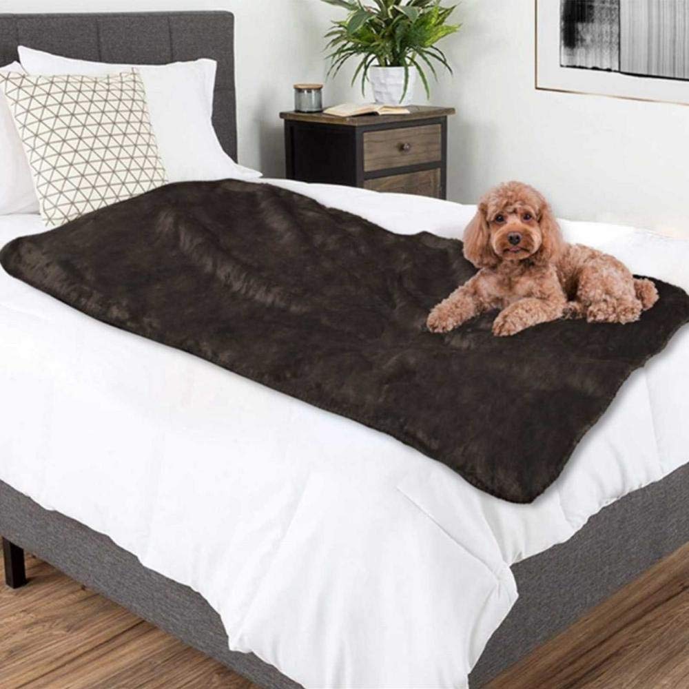 Decken Für Hunde Blaue Haustierdecke 150 * 127cm Wasserdicht Warm Nest Katzen Warm Winter Weicher Hundeteppich Haustier Quilt Mat Pad Zwinger Matte 1St