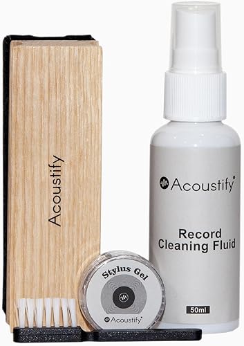 Miniatura 9 de Kit de limpieza de discos de vinilo, paquete todo lo que necesitas, completo 4 en 1, incluye cepillo de registro de terciopelo ultrasuave, líquido