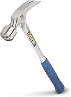 Estwing E3-28SM 28 oz Framing Hammer - Milled Face Rip Claw, Shock Reduction Grip, USA Made Long Handle