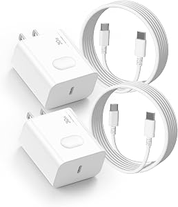 iPhone 17 16 15 Charger Fast Charging,30W USB C Charger Power Adapter & 6.6FT Long Type C Cable Cord for iPhone 17 Air/17 Pro/17 Pro Max/16/16 Pro/16 Pro Max/15/15 Pro Max, 2 Packs