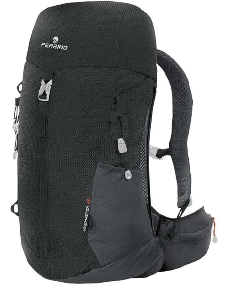 Ferrino Hikemaster 26, Zaino trekking 26 litri, ideale per escursionismo in montagna e fast hiking (Nero)