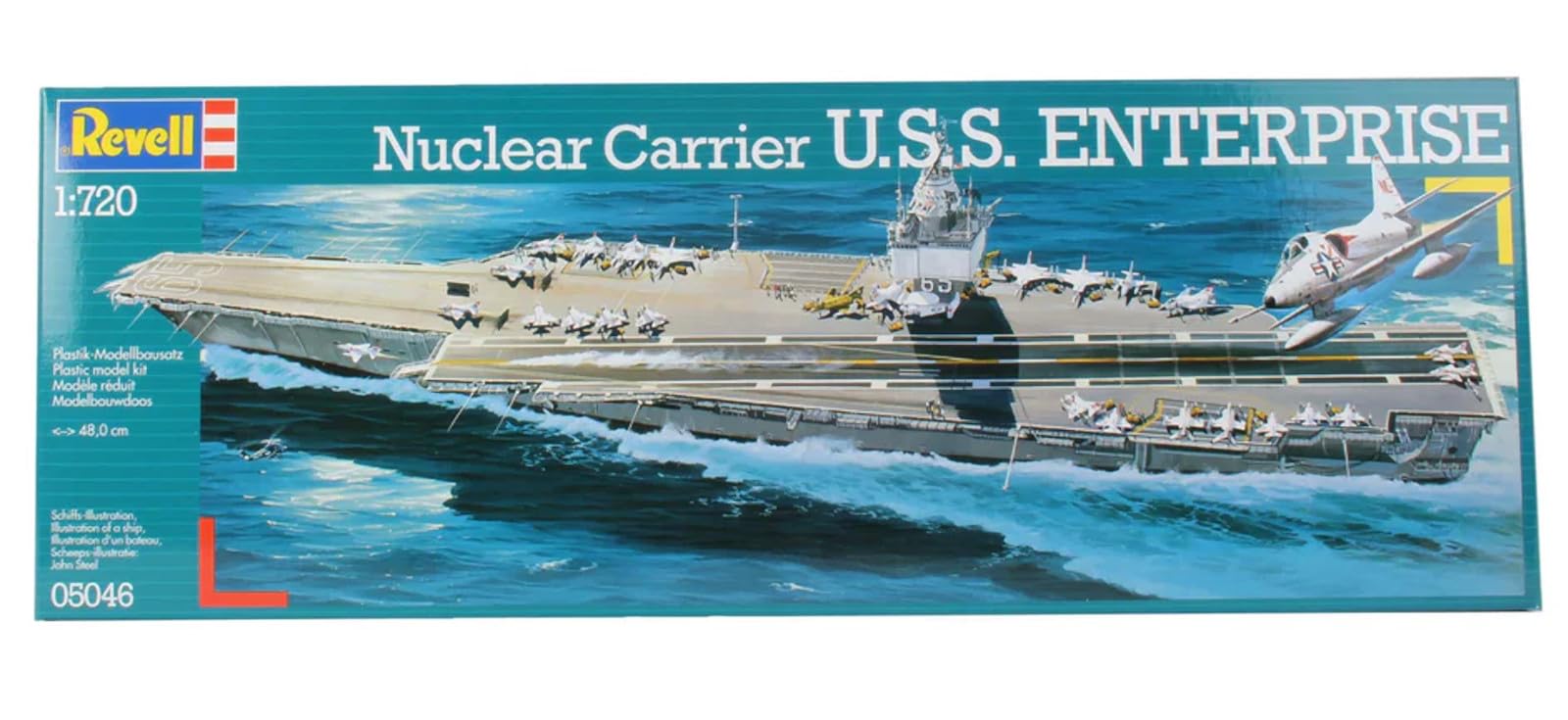 Amazon.co.jp: ドイツレベル(Revell) 1/720 原子力空母