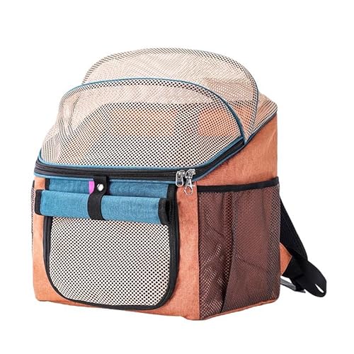 犬/猫 リュック 自転車 カゴ 犬乗せ バッグ ペット 大容量【7.5kgまで対応】 通気性 安定性軽量 持ち運びに便利 取り外し可能なショルダーストラップ 洗えるパッド 旅行 散歩 防災 病院 出張に最適 (B)