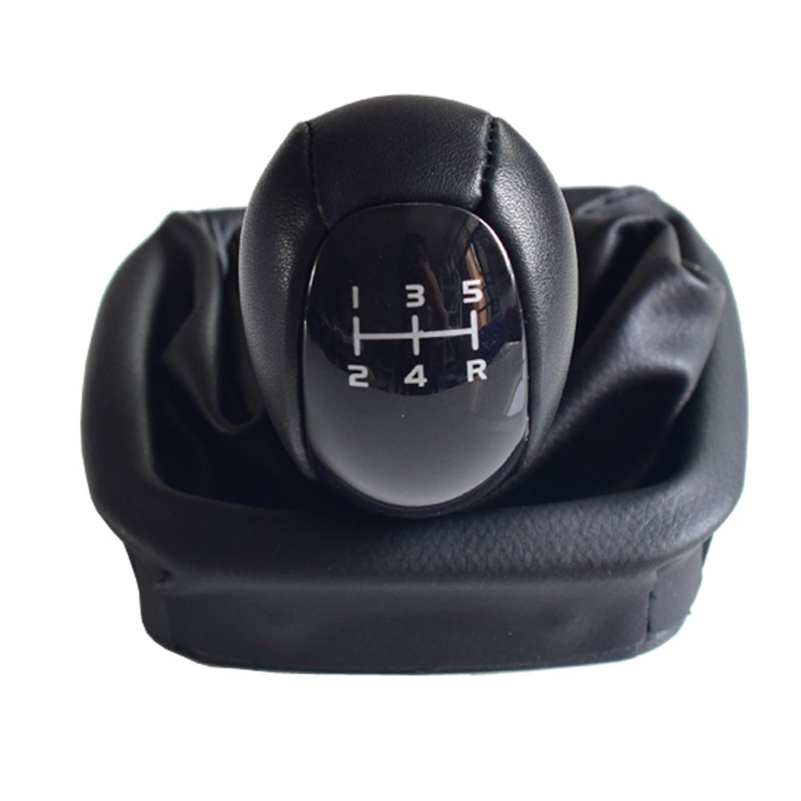 HSUKIHO Car Shift Knob Cover for Benz W168 A Class 1997-2004 5 Speed Car Gear Shift Knob Shifter Lever Gaiter Boot