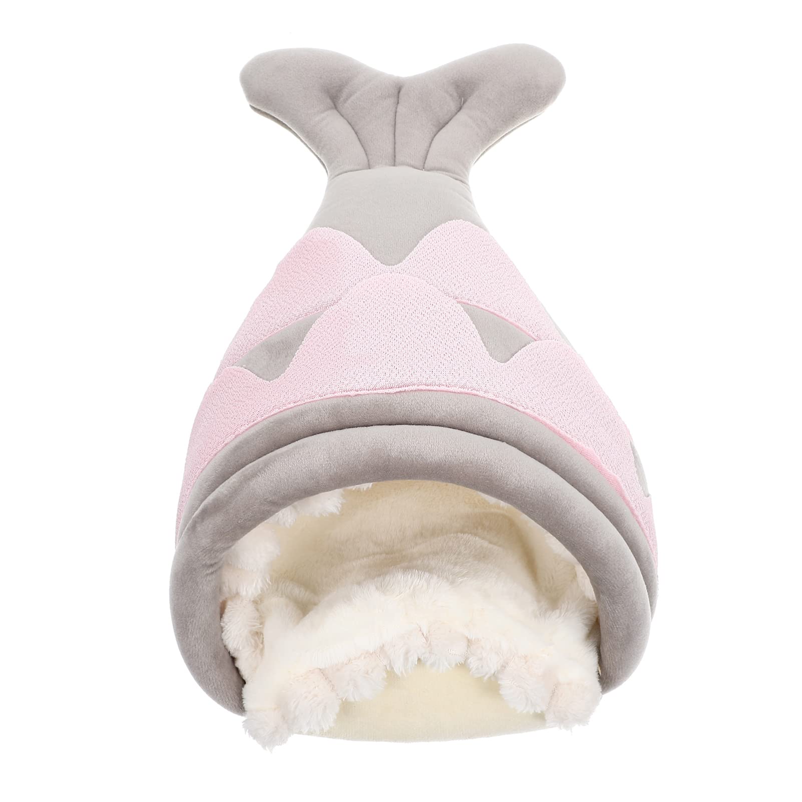 Hanging Pet Hamster Warm Bed: Winter Mouse Cage Cavie Guinea Hedgehog Hanging Nest Small Animals Warm House Grey