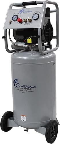 Miniatura 2 de California Air Tools 20020 2.0 HP Compresor de aire ultra silencioso y sin aceite con ruedas, capacidad de tanque de 20 galones, nivel de ruido de
