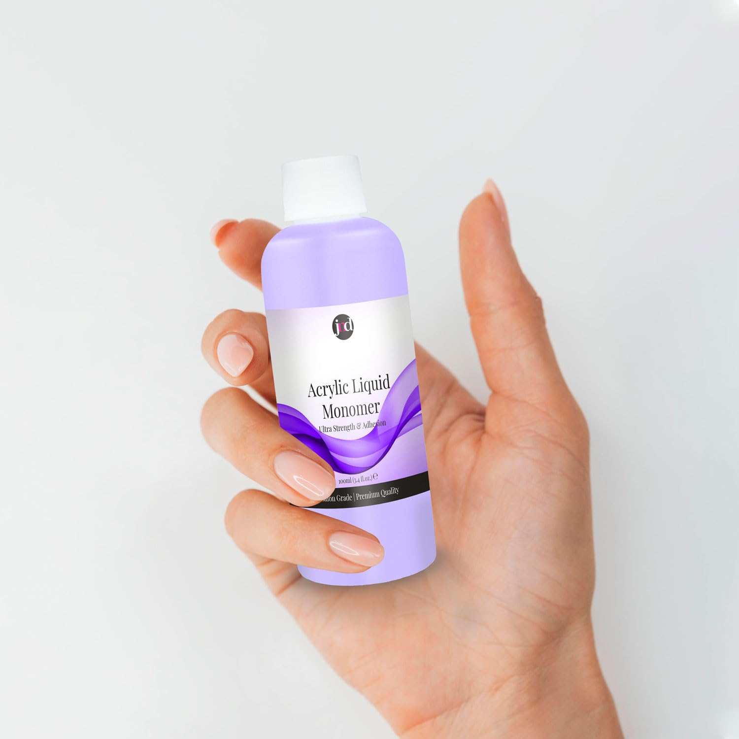 JND - Acrilico liquido monomero professionale, per nail art (100 ml (confezione da 1), Viola)