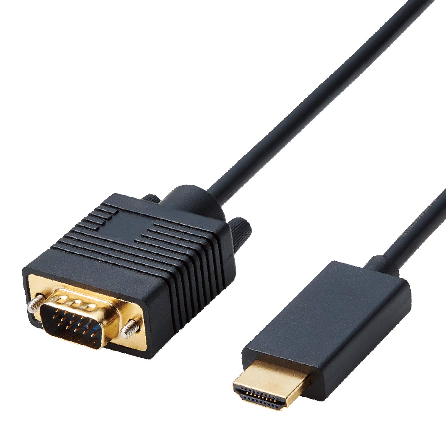Amazon.co.jp: エレコム(ELECOM) 変換ケーブル HDMI VGA 1.0m ブラック