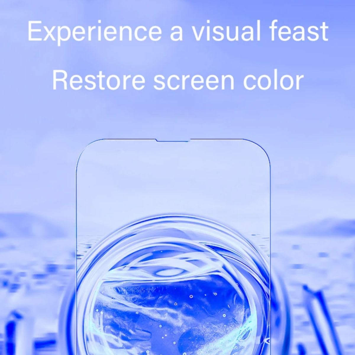 UOYOU 3-in-1 Clear Transparent Case for iPhone 15 Plus with HD Glass Screen Protector and Camera Lens Protector for iPhone 15 Plus - Image 4