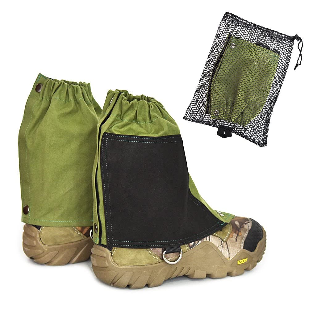 Haowul As Shown Snow Ankle Gaiters Waterproof Short Leggings Gaiters Lightweight Boot Cover Hiking Leg Cover For Outdoor Walking Backpacking Camping