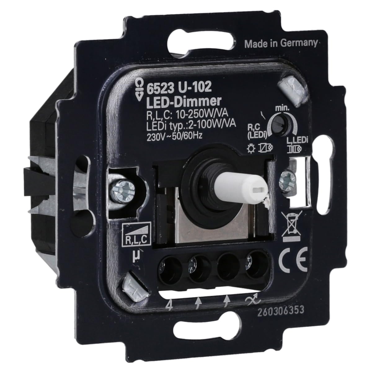 Busch-Jaeger 6523 U-102 Dimmer Einsatz