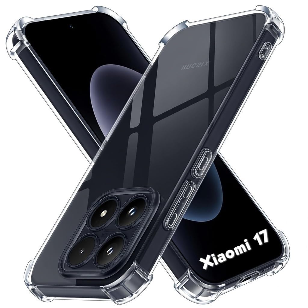 Skyro Back Case Cover for Xiaomi 17 5G | Compatible for Xiaomi 17 5G Back Case Cover |Bumper | Silicon Case with Camera Protection