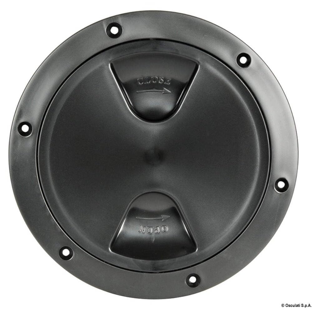 Osculati Black Inspection Hatch Screw Lock 102 Mm