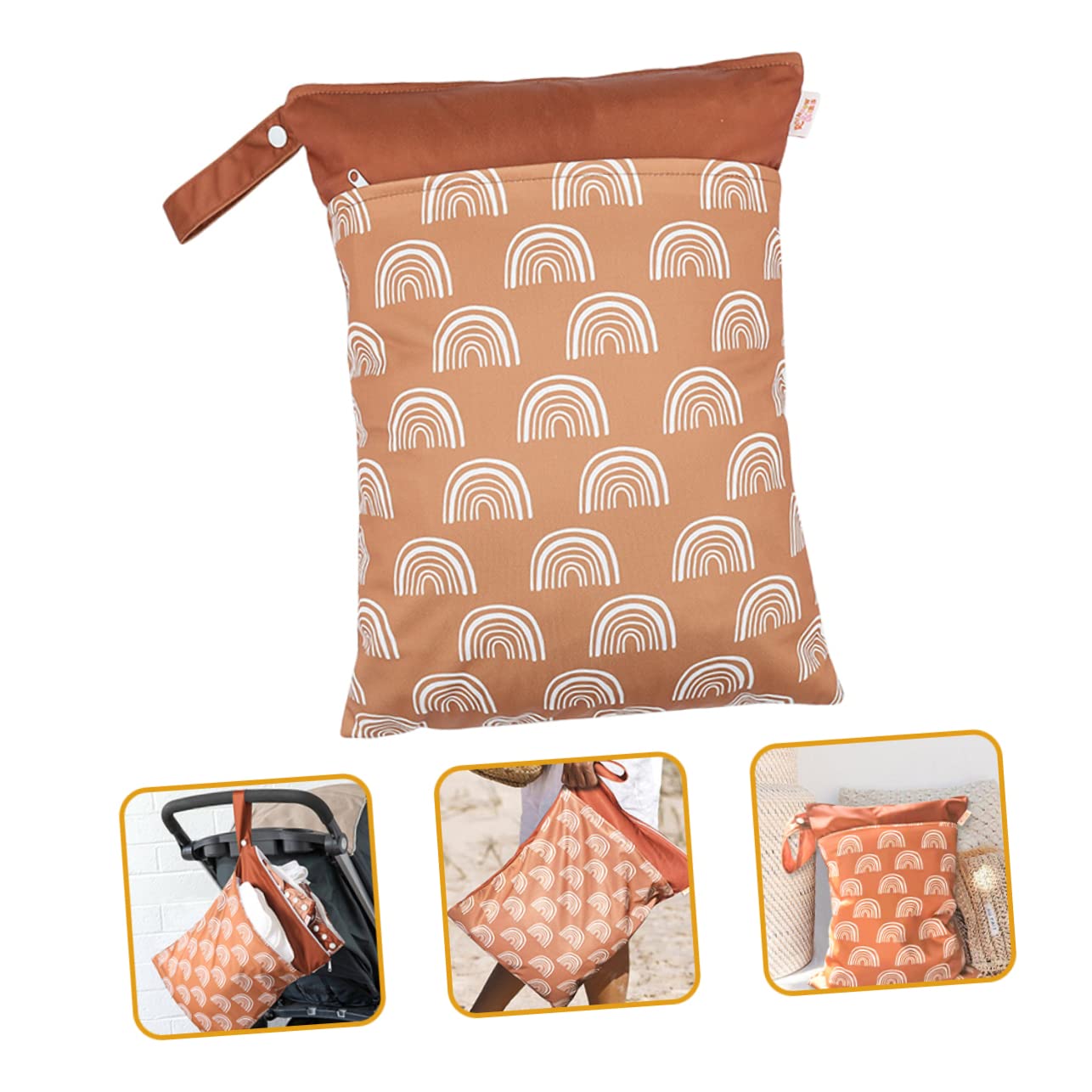 Vaguelly 4stücke Wickelorganizer Für Kinderwagen Wasserfester Aufbewahrungssack Für Windeln Schnuller Und Fläschchen Praktische Wickeltasche Für Unterwegs Und Zuhause