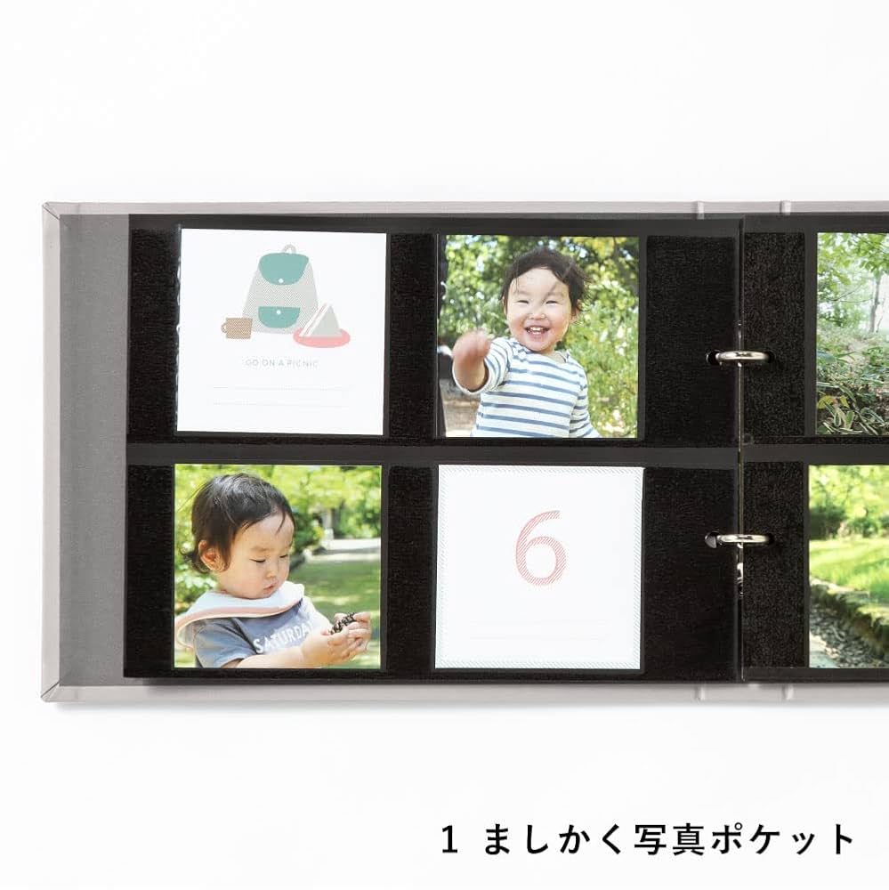 【送料無料】ましかくアルバム　リフィル　バインダーアルバム　いろは出版 楽天市場】リフィル Mサイズ 5枚入り Home バインダー アルバム