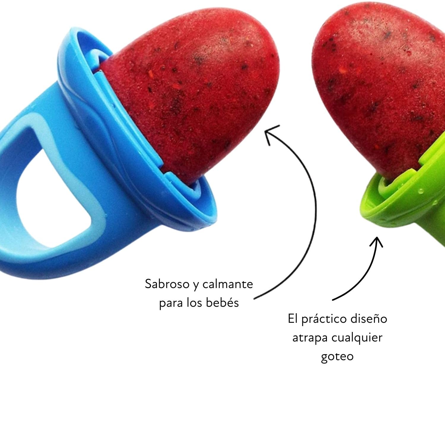 Nuby - Bandeja para polos - Recipiente para preparar 4 polos - Moldes para polos para bebés y niños - Multicolor - 6+ meses - 320ml - Sin BPA
