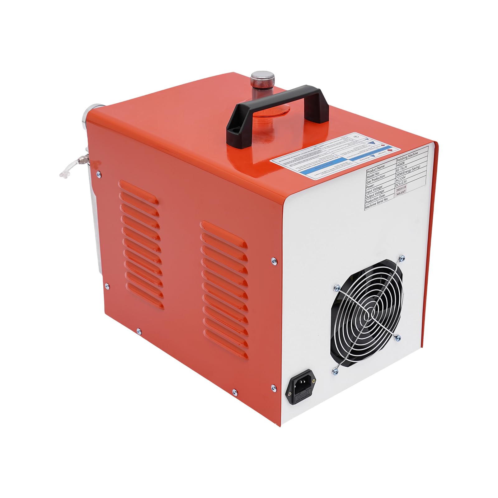 Saldatore di acqua di ossigeno, Lucidatore di fiamma, Lucidatrice acrilica, Con Misuratore di potere, Pressione E Misuratore di volume dell'acqua, 75 L/h 200W, Per Lezioni Sperimentali