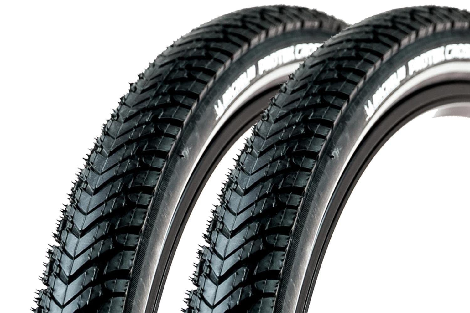 MICHELIN 2 Stck 28 Zoll Fahrrad Reifen 42-622 Pannenschutz Mantel Decke  28x1.6 Tire Schwarz Reflex : Amazon.de: Sport & Freizeit
