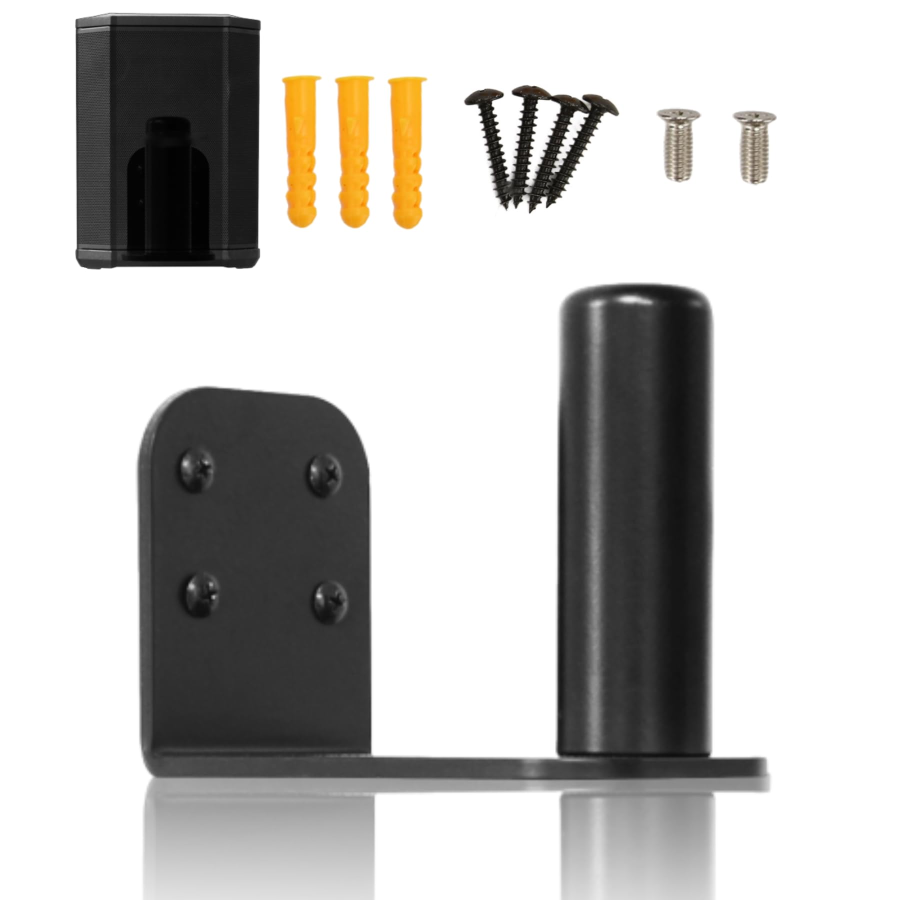 Support Mural Pour Enceinte Portable S1 Pro/S1 Pro+ - Métal épais 3 Mm, Design Discret - Installation Facile, Pour Maison, Bureau, Garage