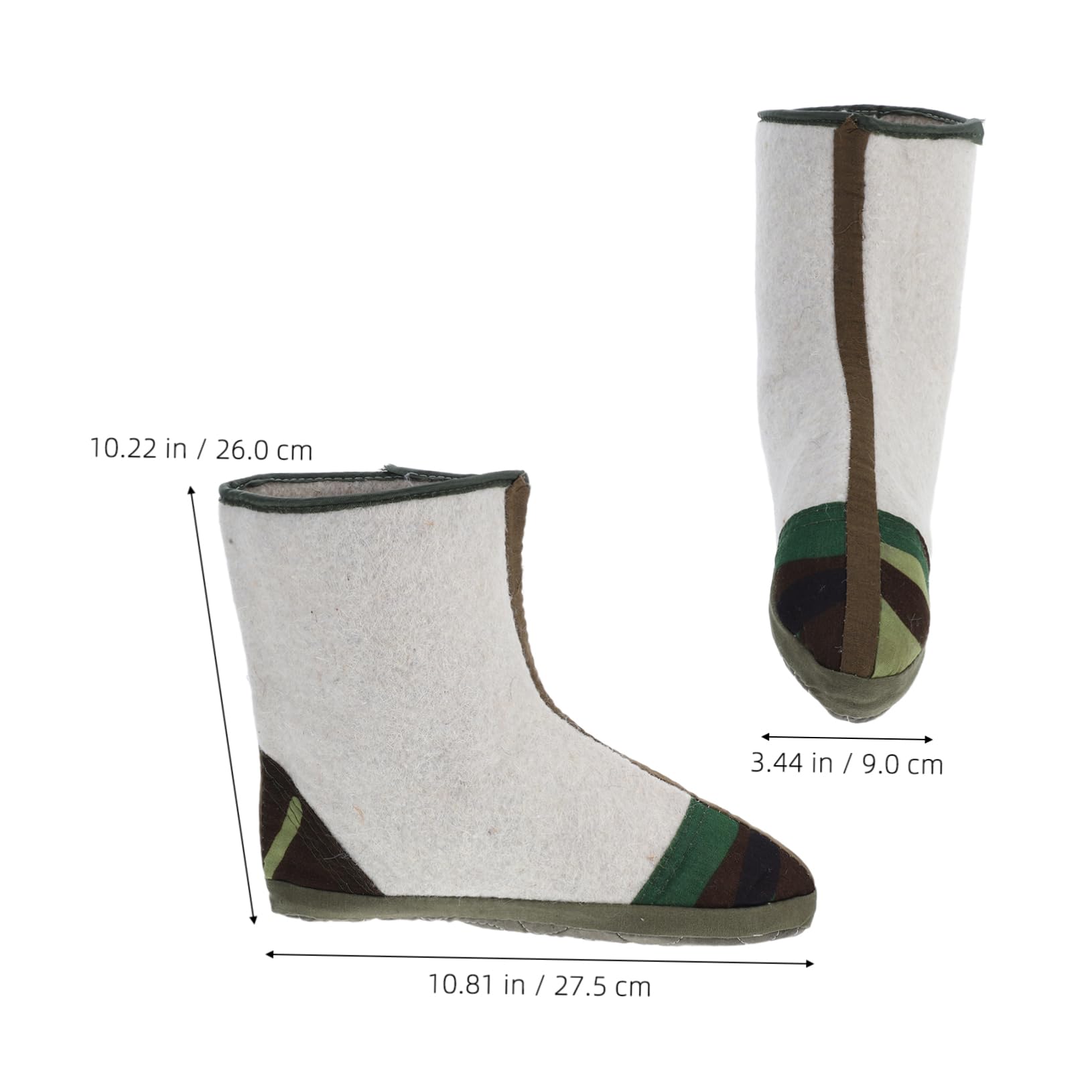 DINHEAROM 1pair Men Boot Liners Insulated Cozy Socks for Cold Weather and Comfort Thermal Liner Replacements for Snow Boots for Outdoor Hiking and Fishing