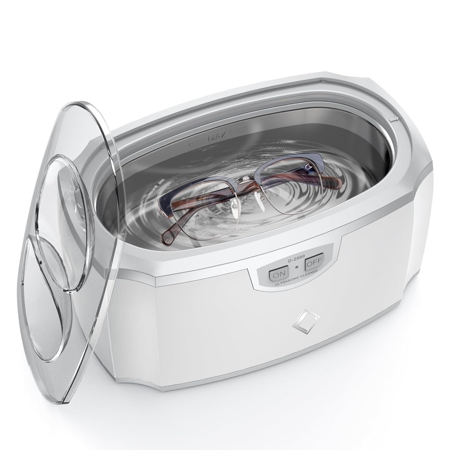 LifeBasis Ultraschallreinigungsgerät 420ml Brillenreinigungsgerät Ultraschallreiniger Ultraschallgerät 45kHz Zahnersatz Reinigungsbäder für Brillen Schmuck Uhren 30W Ultraschall Ultrasonic Cleaner