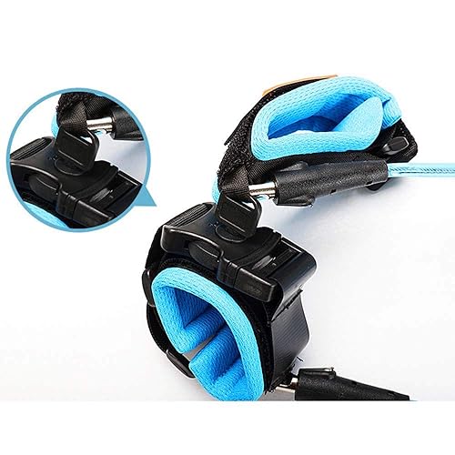 Miniatura 5 de Cuerda de tracción antipérdida para niños, cuerda antipérdida para bebés y niños, pulsera de seguridad antipérdida y antipérdida (naranja, 8.2ft)