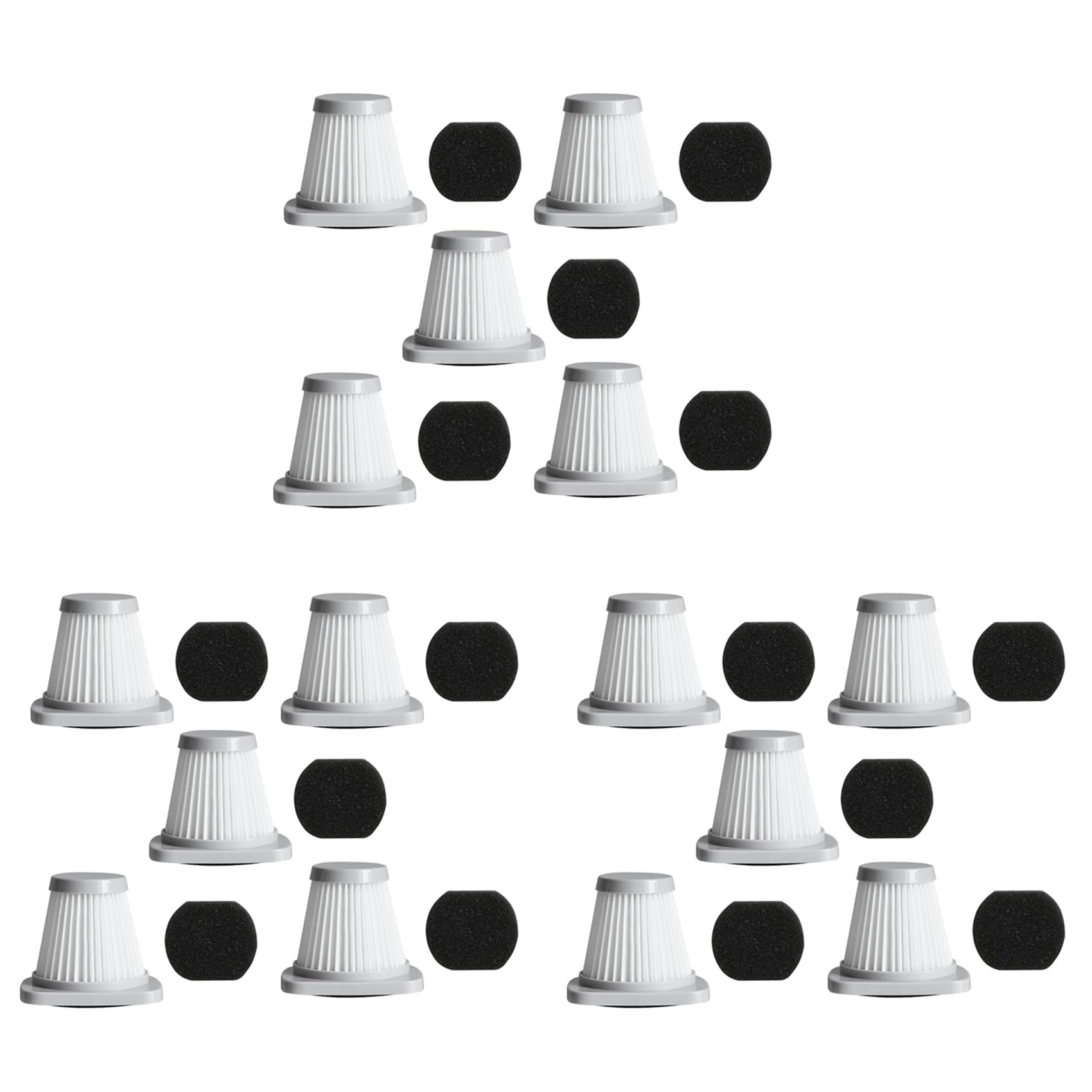 Hndhbfgrt 15Pcs for Handheld Vacuum Cleaner SC861 SC861A Accessories Haipa Filter HEPA Filter