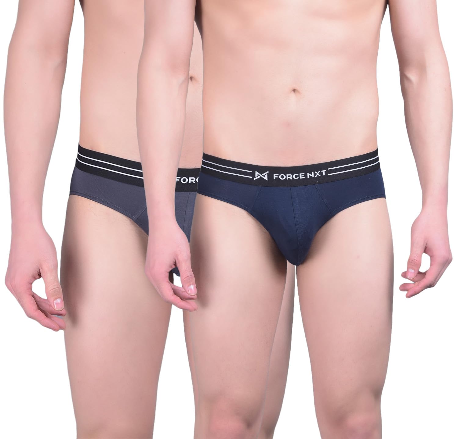 Force NXT Men's Cotton Solid Briefs