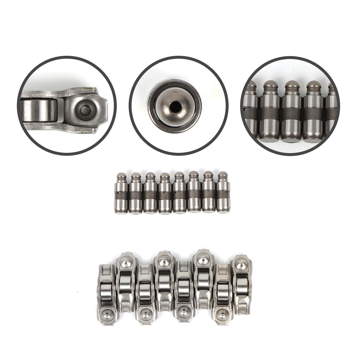 punteria scarico Adatto per Jeep Adatto per Dodge Adatto per Chrysler 3.2L 3.6L 2011-2020 Motore S 24 pezzi Bilancieri e 24 pezzi Kit punterie valvole