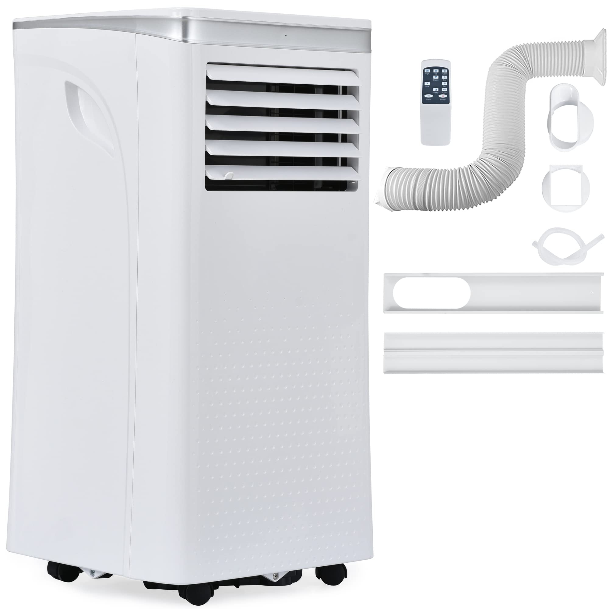 9000BTU Portable Air Conditioner Dehumidifier (Wcool, Fan, Dry And Sleep Mode, App Control, 24 Hour Timer) For 100 m³, Energy Efficiency Class A [Energy Class A]