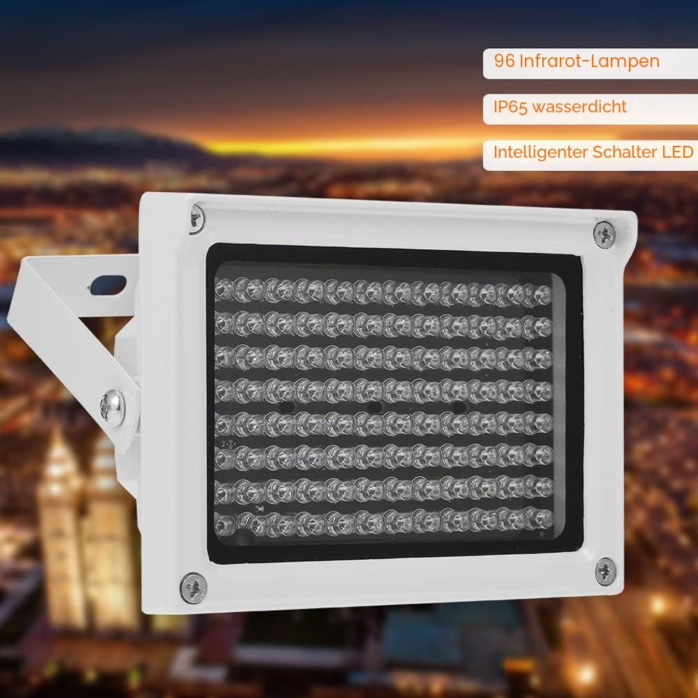 96 LEDS IR Array Infrarotlampen Nachtsicht im Freien wasserdicht für CCTV-Überwachungskamera