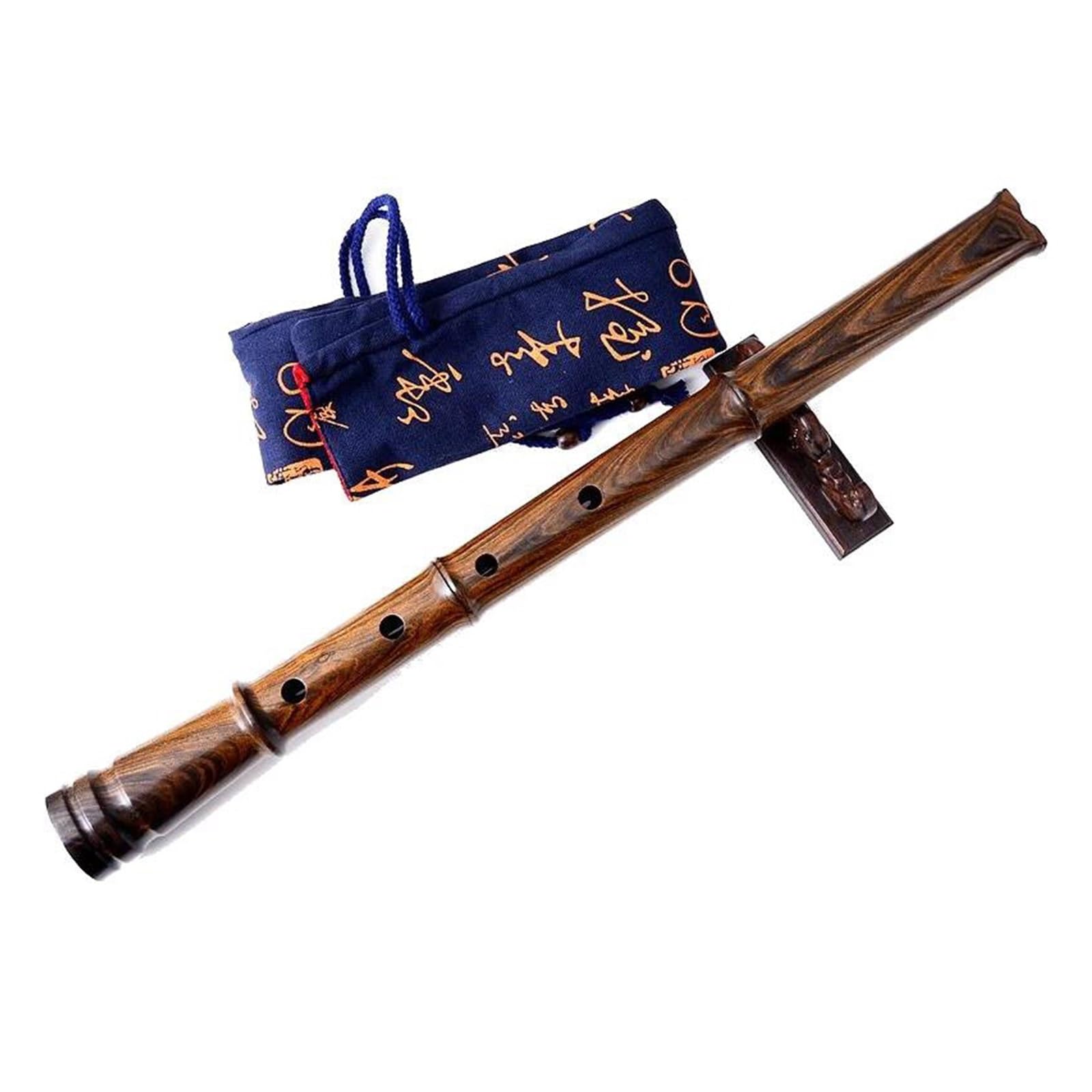 Flauta De Bambú Y Caoba Shakuhachi Exquisita Instrumento De Viento De Madera De Rendimiento Profesional Flauta Un Instrumento De Viento De Madera