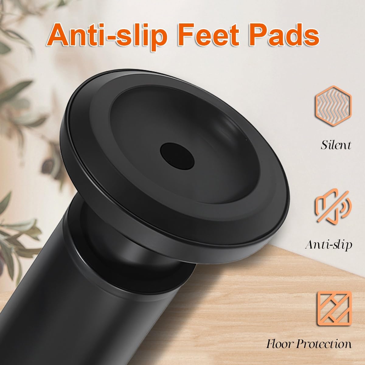 Patas de metal ajustables para muebles, paquete de 4, soporte para armarios, mesitas de noche, camas, muebles de baño, varillas roscadas M8/M10 de 38 a 55 cm de altura