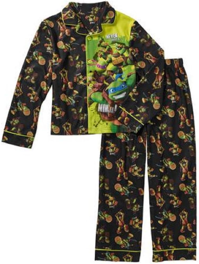 Boys' TMNT Teenage Mutant Ninja Turtle Coat Pajamas Never Cross a Ninja (xs 4/5)