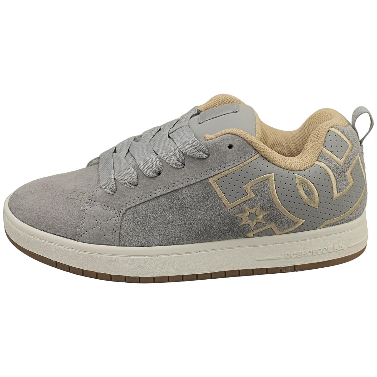 DC Shoes Court Graffik Se - Zapatillas de Skate para Hombre, Color Gris Claro