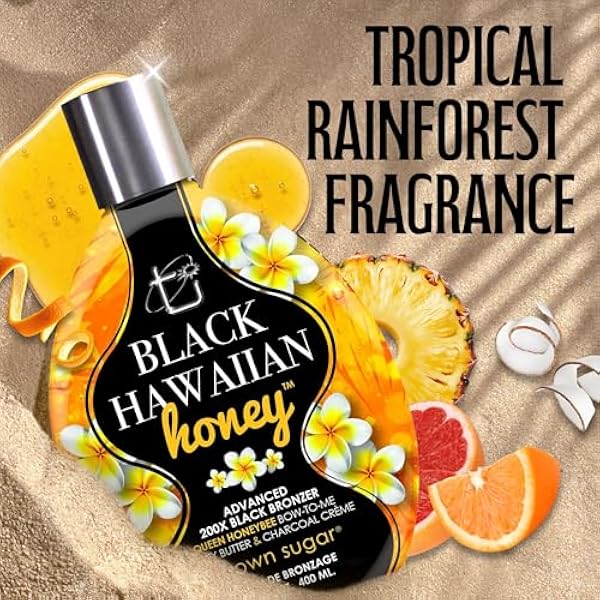 Черный бронзатор Tan Inc Black Hawaiian Honey Advanced 200X (400 мл)