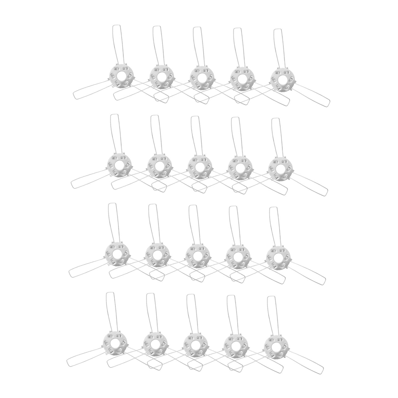 calandis 20pcs lampshade spring clips diy for pendant lamps chandeliers ceiling light 100mm | lamp shades | lamps, lighting & ceiling fans | home & garden
